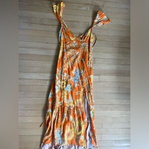 Urban Outfitters Orange floral dress